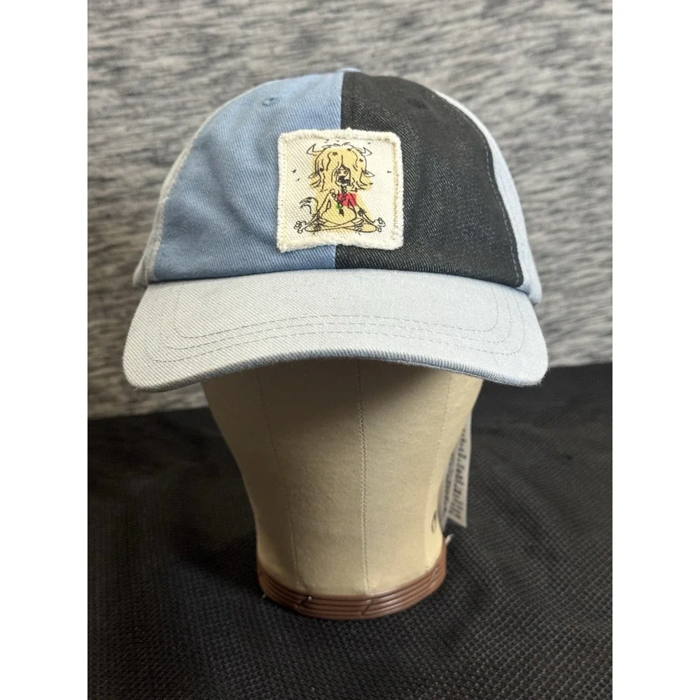 Disney Parks‎ Zootopia Yak Yoga Denim Adjustable Baseball Hat NEW Colorblock